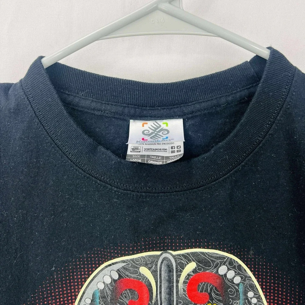 Star Wars Shirt Mens Large Short Sleeve Graphic Crew Neck Darth Vader Karani Art - Picture 7 of 8